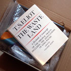 A cropped image of the cover of the facsimilie edition of T.S. Eliot's The Waste Land
